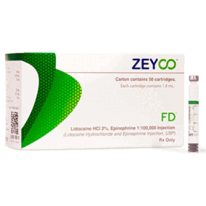 Anestesia Lidocaina 2% Zeyco Caja x50 (EXE)