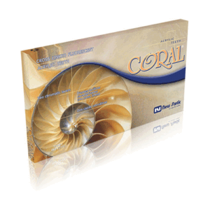 Placa de dientes acrilicos inferiores posteriores marca Coral