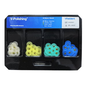 Discos Para Pulir Vitaldent x 80 Unid Con Mandril