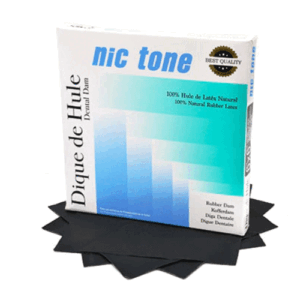 Goma dique Nic Tone media NEGRA x36
