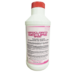 Hipoclorito De Sodio Secure 300ml 5.25%