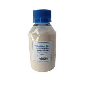 Acrilico Termo Polvo Rosado Con Fibra VERACRYL 100gr