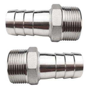 Conector para manguera barbado con rosca