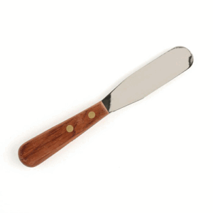 Espatula De Metal Con Mango De Madera Para Mezclar