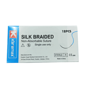 Sutura Seda Negra KAREMAX Und - 4-0, C20