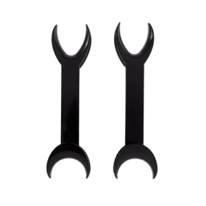 Retractor de Mejilla Lateral Doble Color Negro x2