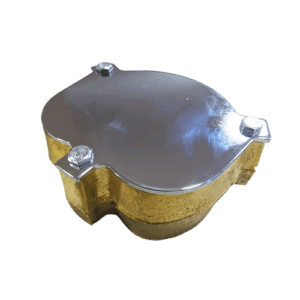 Mufla de aluminio con tornillos