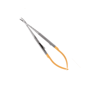 PORTA  AGUJA MICRO CURVADO 180 MM FALCON
