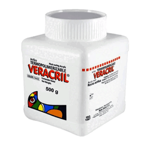 Acrilico Termo Polvo Rosado VR1 con Fibra Veracryl 500gr