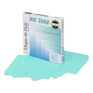 Goma dique Nic Tone media VERDE x36