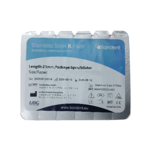 Limas Manuales K File 21mm Bondent