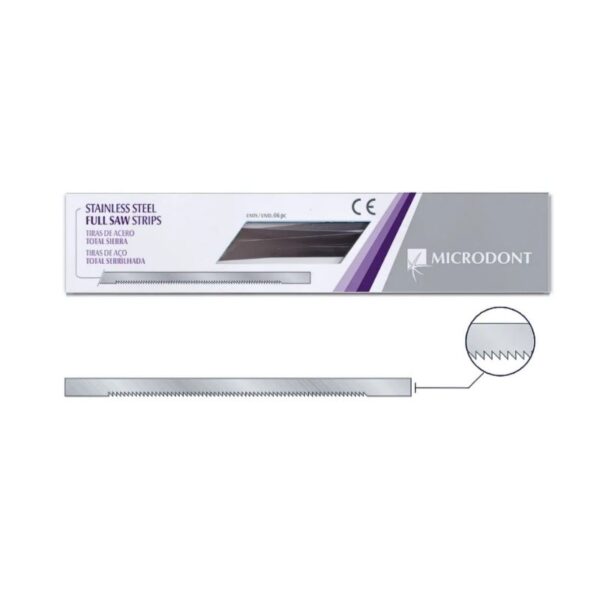 Tiras De Acero Con Sierra 4.00mm x 6 Pzas - Microdont