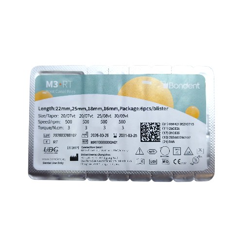 Limas Retratamiento M3-RT x6 Bondent