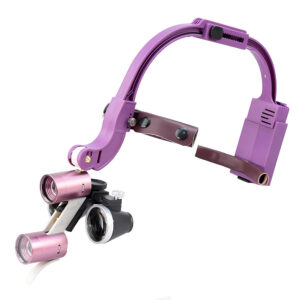 Lupa DY-420 con Luz 3.5x MORADA ECO