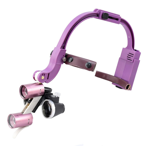 Lupa DY-420 con Luz 3.5x MORADA ECO